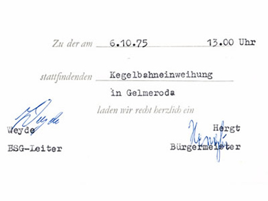 Einladung