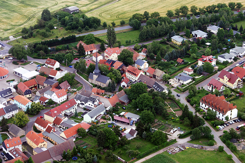 Ortskern mit Kirche
